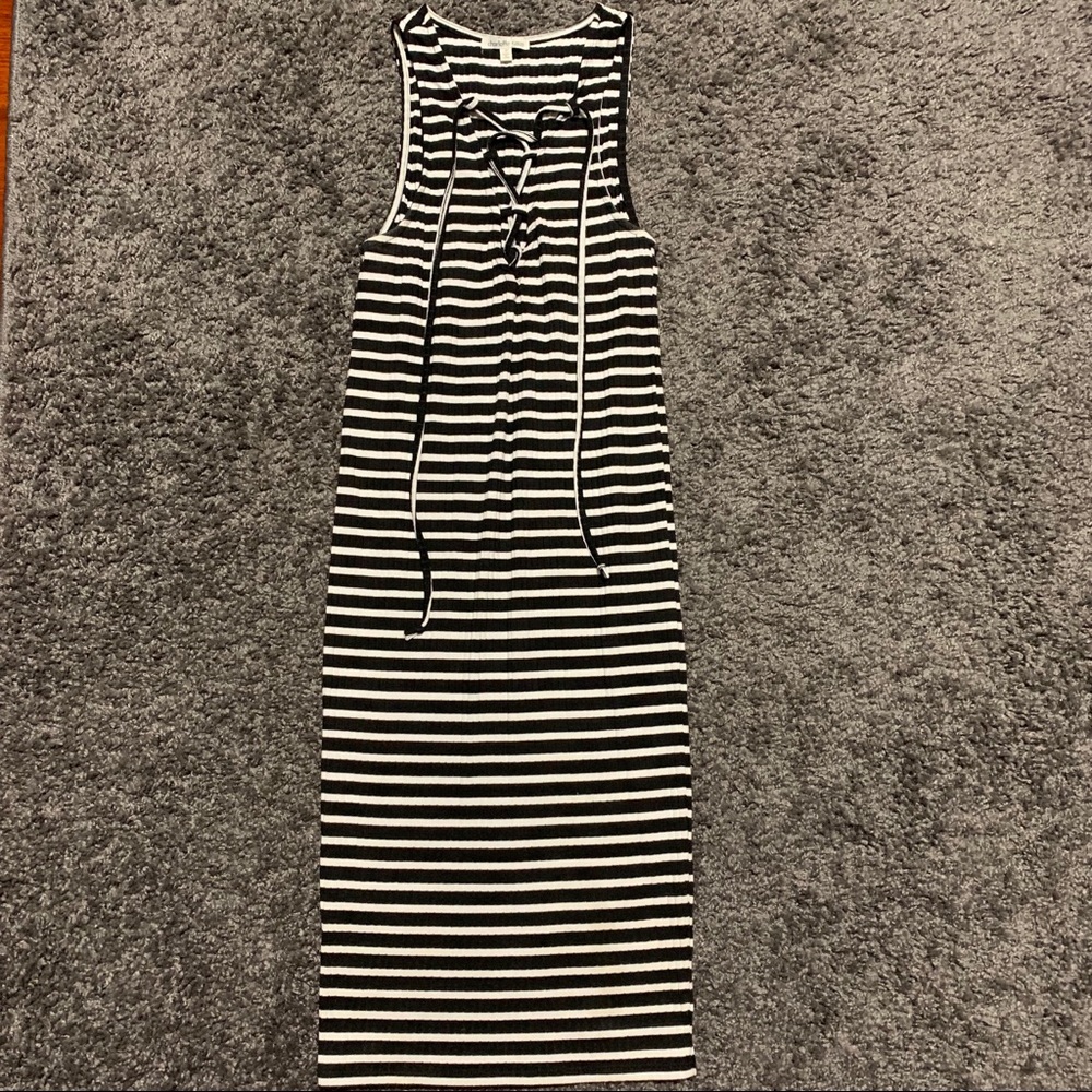 Black & White Maxi Dress